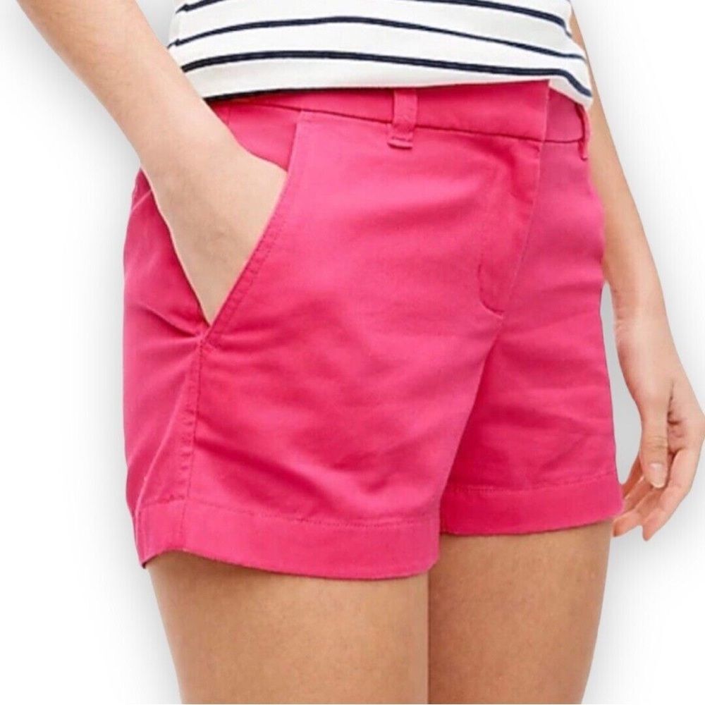 J. Crew 100% Cotton Chino Coral Pink Size 2